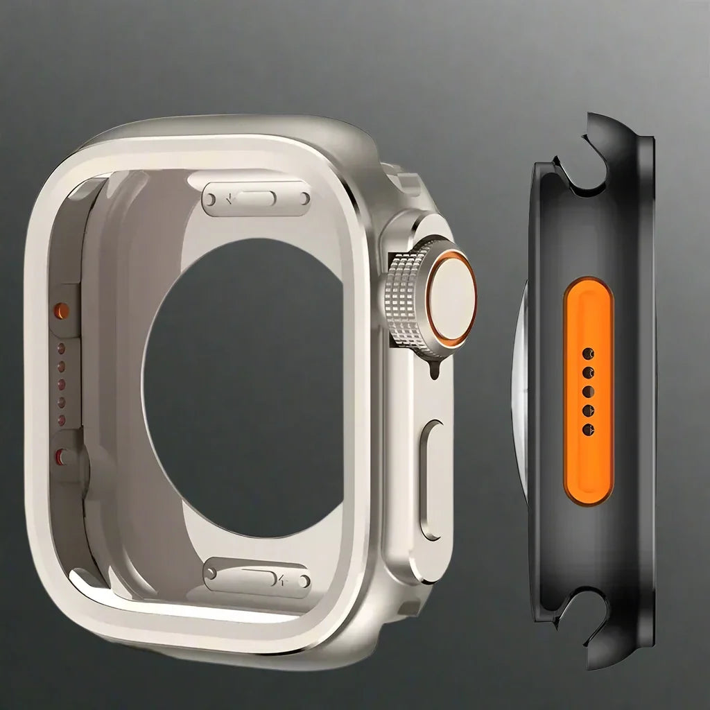 Full-Body Smartwatch Shield for Apple Watch – Titanium & Aluminum Construction, Precision-Fit Protection for 46mm/45mm/44mm Models | Thomler