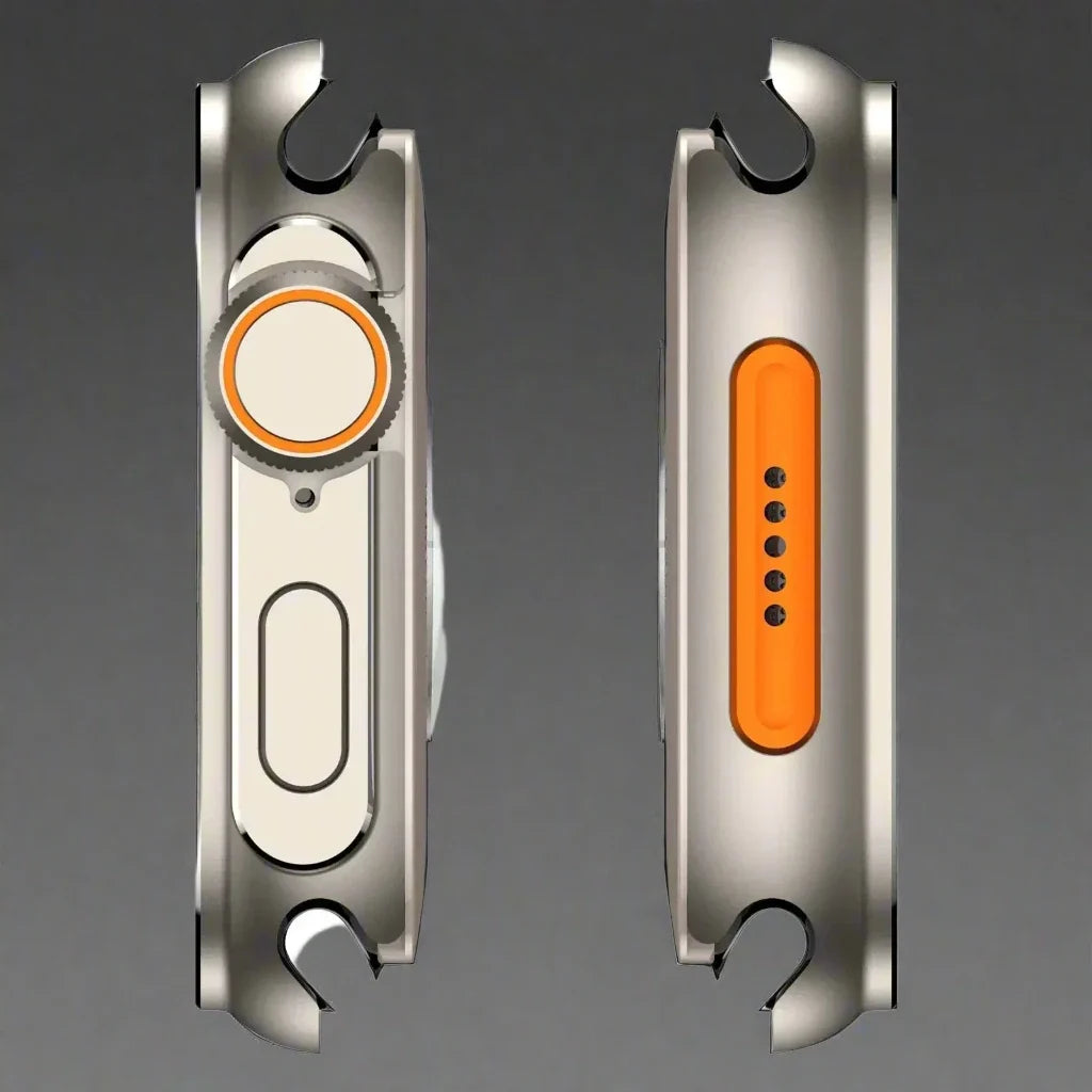 Full-Body Smartwatch Shield for Apple Watch – Titanium & Aluminum Construction, Precision-Fit Protection for 46mm/45mm/44mm Models | Thomler