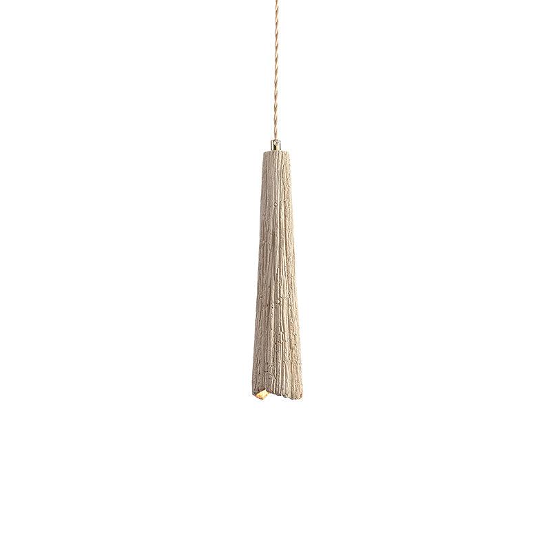 Pendant Light Cement 9.8 in Adjustable Modern Dining Room Kitchen Island Hanging Ceiling Lamp | Thomler
