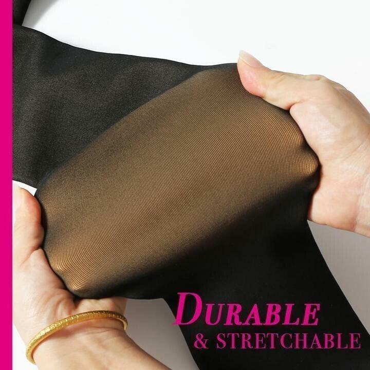 Fleece-Lined Shaping Tights – High-Waist Winter Hosiery with Sheer Look | Thomler