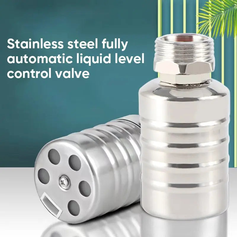 Compact Stainless Steel Float Valve for Automatic Water Level Control in Tanks, Barrels & Ponds | Thomler