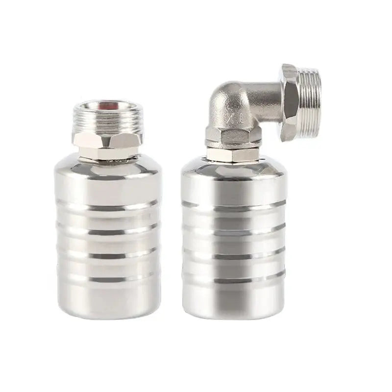 Compact Stainless Steel Float Valve for Automatic Water Level Control in Tanks, Barrels & Ponds | Thomler