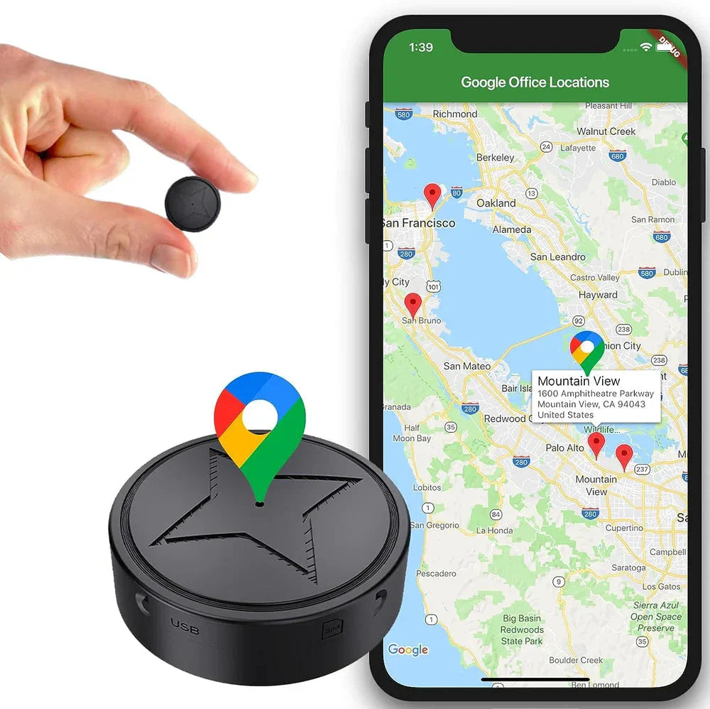 Magnetic GPS Vehicle Tracker with Real-Time Location & Anti-Theft Alerts for Cars, Trucks & Motorcycles | Thomler