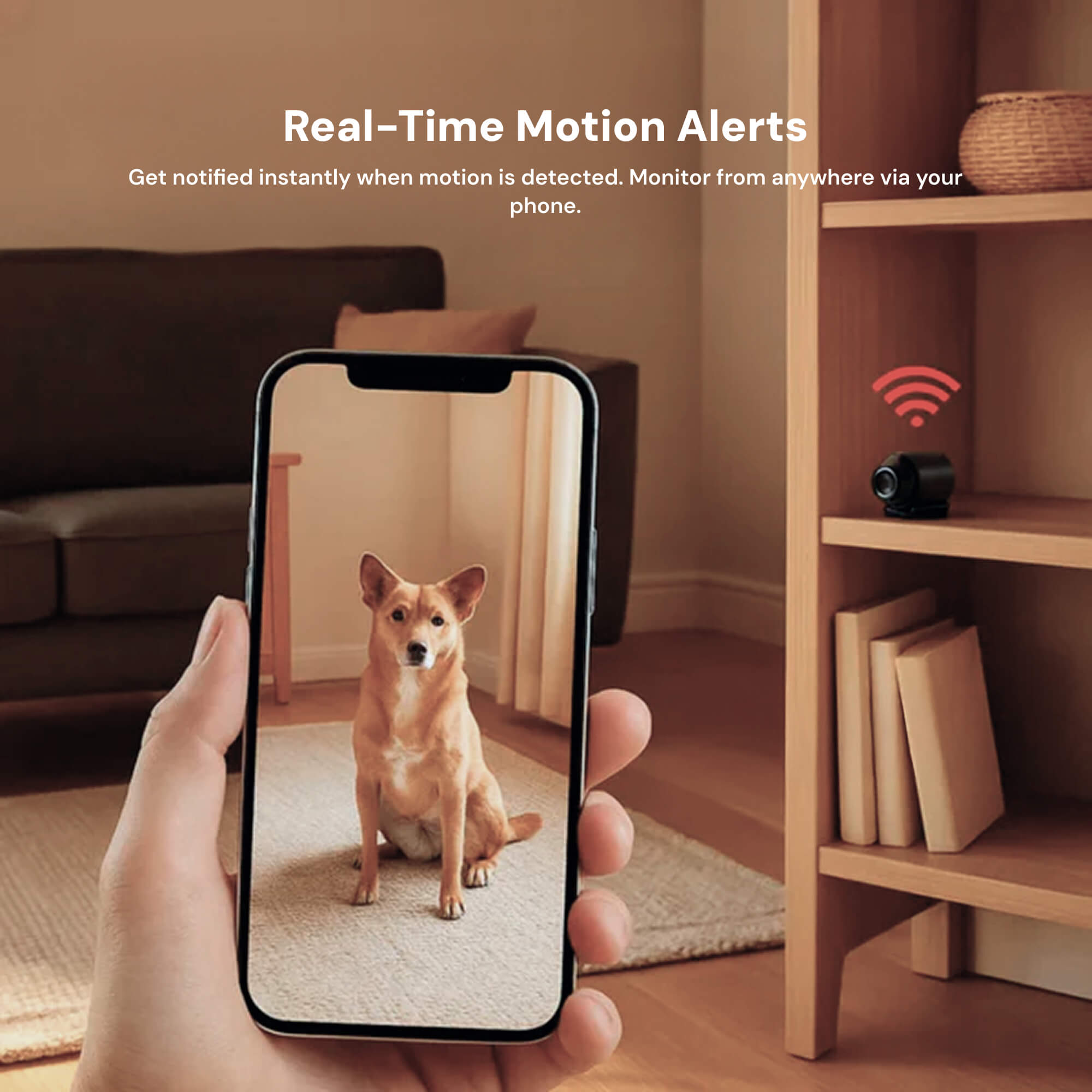 Mini Indoor Camera Compact Wi-Fi 1080P 4.0 cm Discreet Home Surveillance Night Vision Motion Detection | Thomler