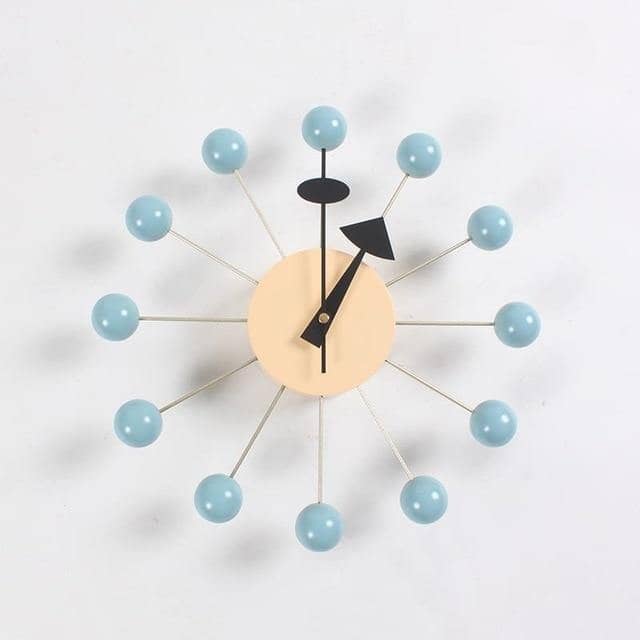 Modern 3D Sphere Wall Clock – Silent Quartz Movement – Minimalist Scandinavian Home Decor for Living Room, Bedroom, Office | Thomler