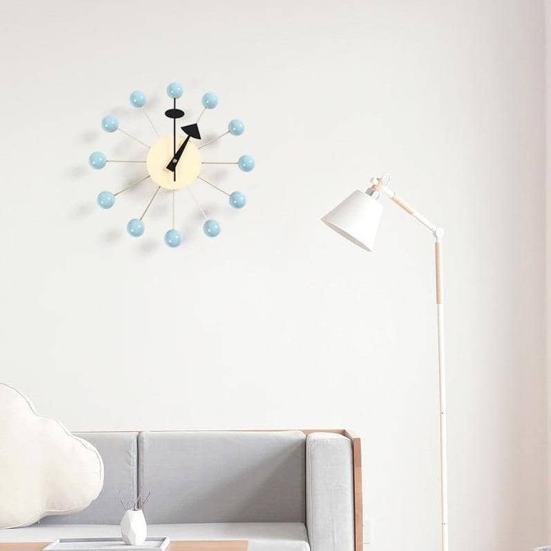 Modern 3D Sphere Wall Clock – Silent Quartz Movement – Minimalist Scandinavian Home Decor for Living Room, Bedroom, Office | Thomler