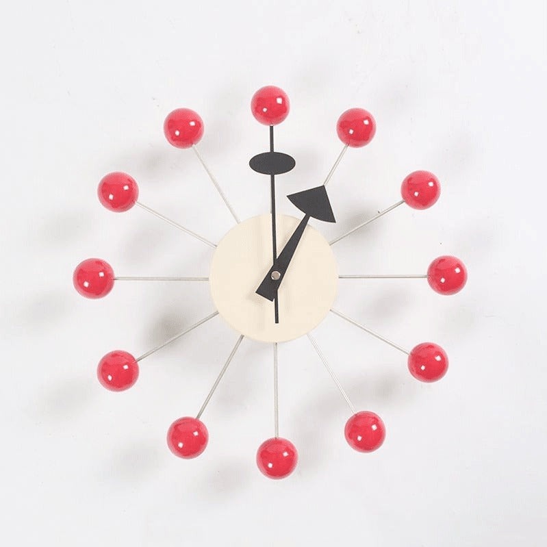 Modern 3D Sphere Wall Clock – Silent Quartz Movement – Minimalist Scandinavian Home Decor for Living Room, Bedroom, Office | Thomler