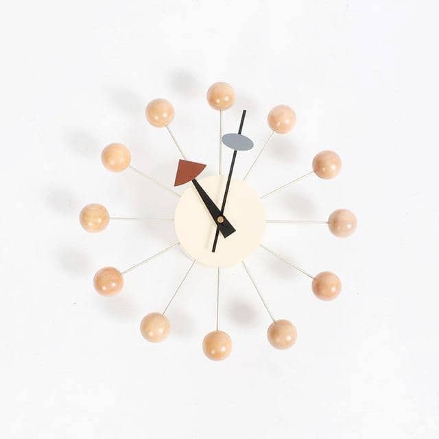 Modern 3D Sphere Wall Clock – Silent Quartz Movement – Minimalist Scandinavian Home Decor for Living Room, Bedroom, Office | Thomler