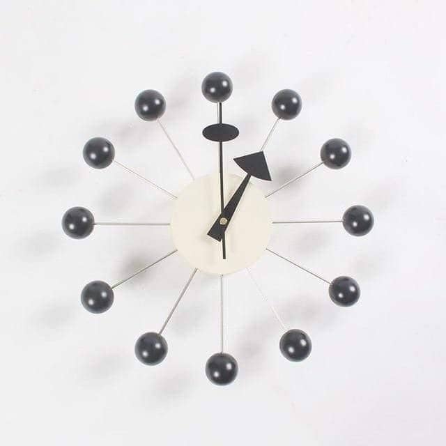 Modern 3D Sphere Wall Clock – Silent Quartz Movement – Minimalist Scandinavian Home Decor for Living Room, Bedroom, Office | Thomler