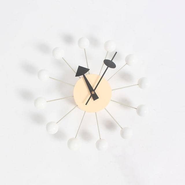 Modern 3D Sphere Wall Clock – Silent Quartz Movement – Minimalist Scandinavian Home Decor for Living Room, Bedroom, Office | Thomler