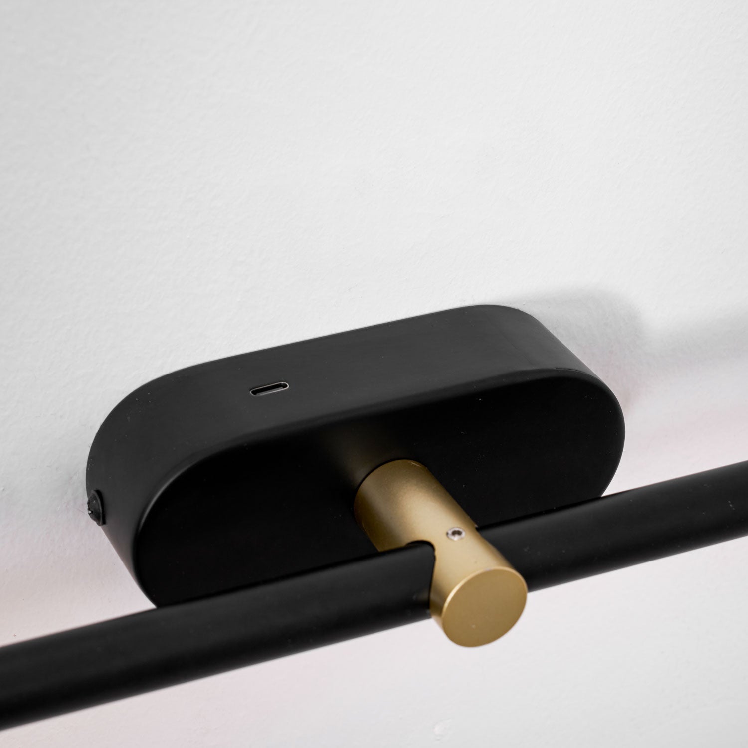 Contemporary Metal Vanity Light Integrated LED 27 in Black Bathroom Wall Lamp Warm Lighting | Thomler