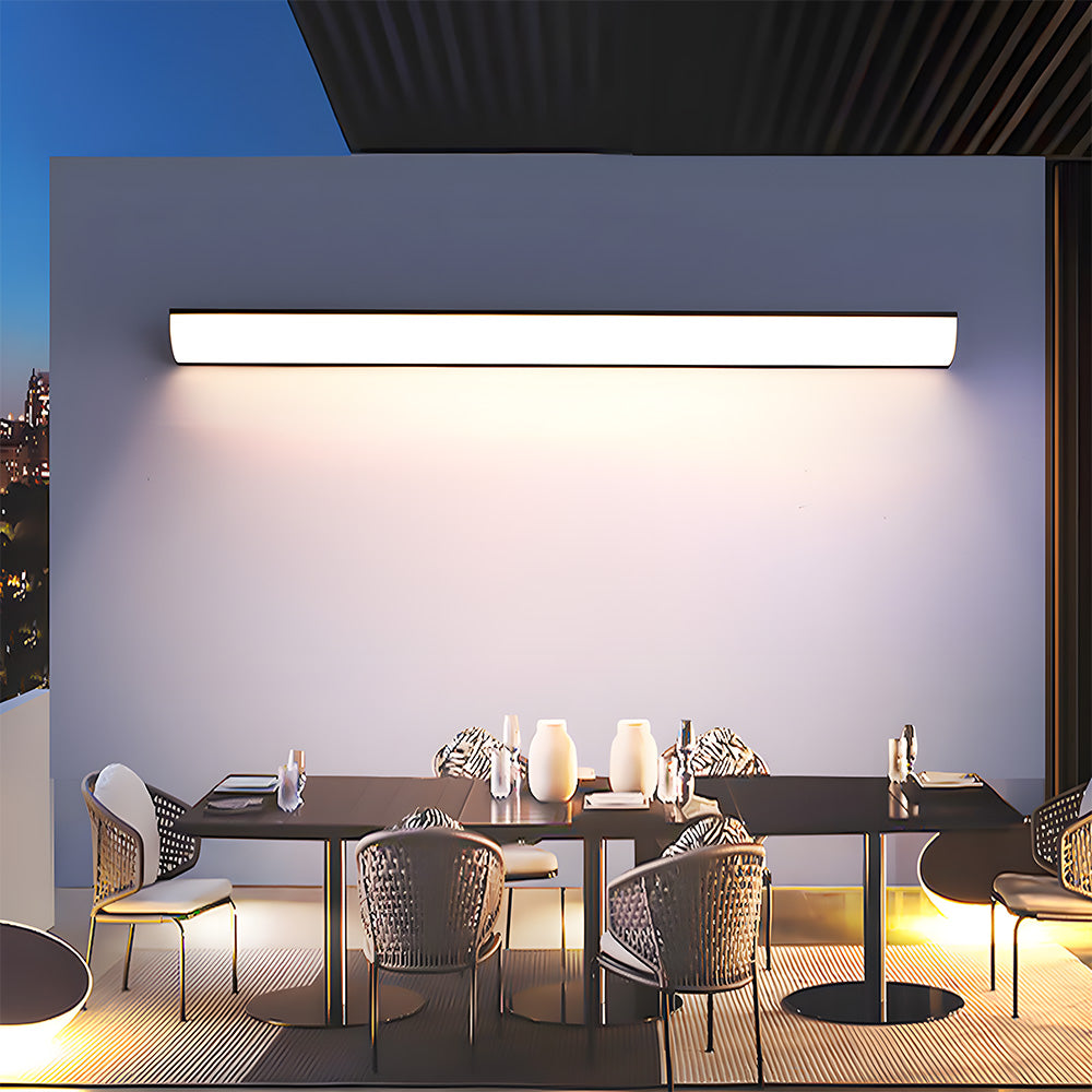 Outdoor Aluminum LED Wall Sconce Waterproof Light Fixture Modern Design for Patio, Porch, Entryway | Thomler
