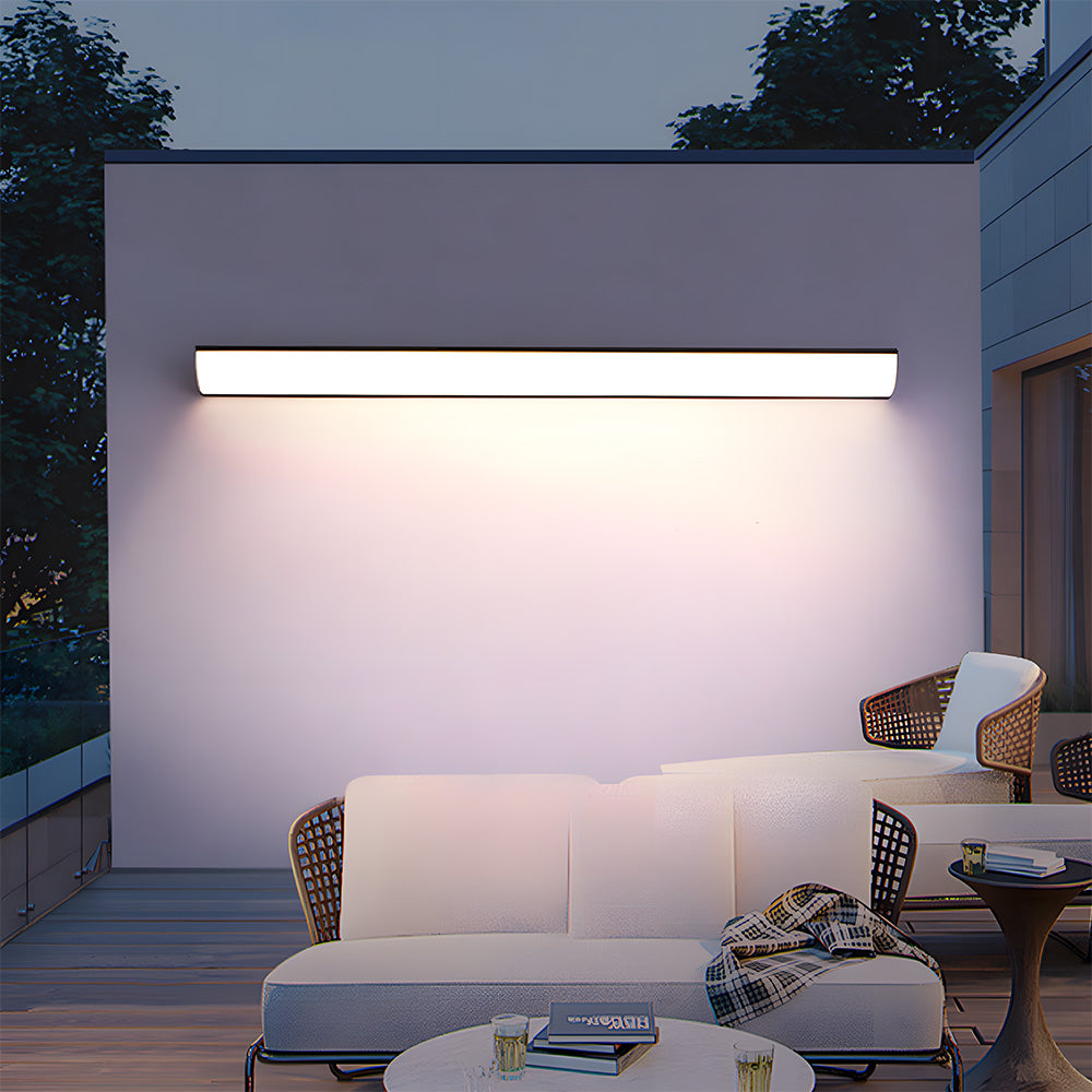 Outdoor Aluminum LED Wall Sconce Waterproof Light Fixture Modern Design for Patio, Porch, Entryway | Thomler
