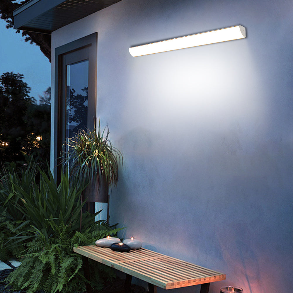 Outdoor Aluminum LED Wall Sconce Waterproof Light Fixture Modern Design for Patio, Porch, Entryway | Thomler