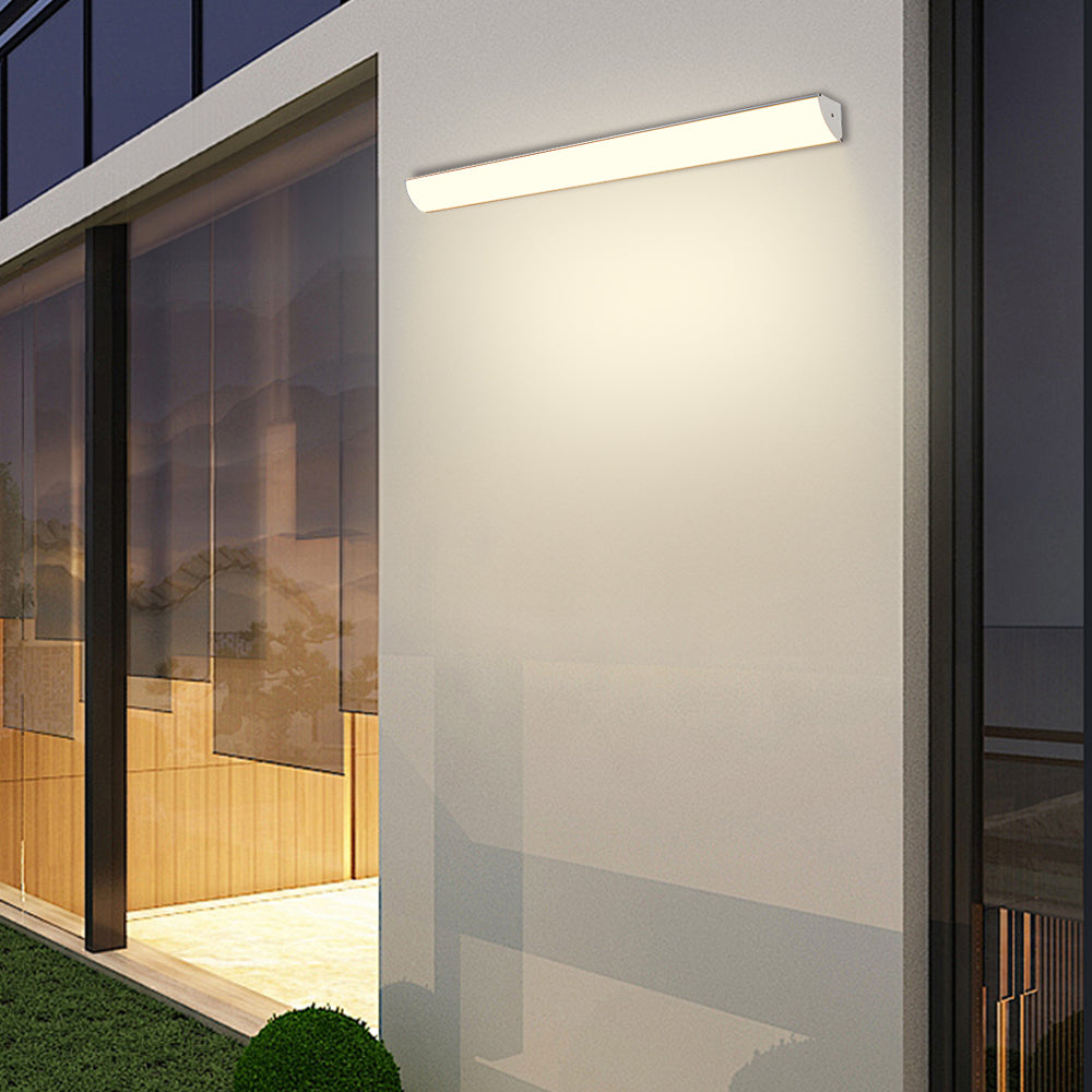Outdoor Aluminum LED Wall Sconce Waterproof Light Fixture Modern Design for Patio, Porch, Entryway | Thomler