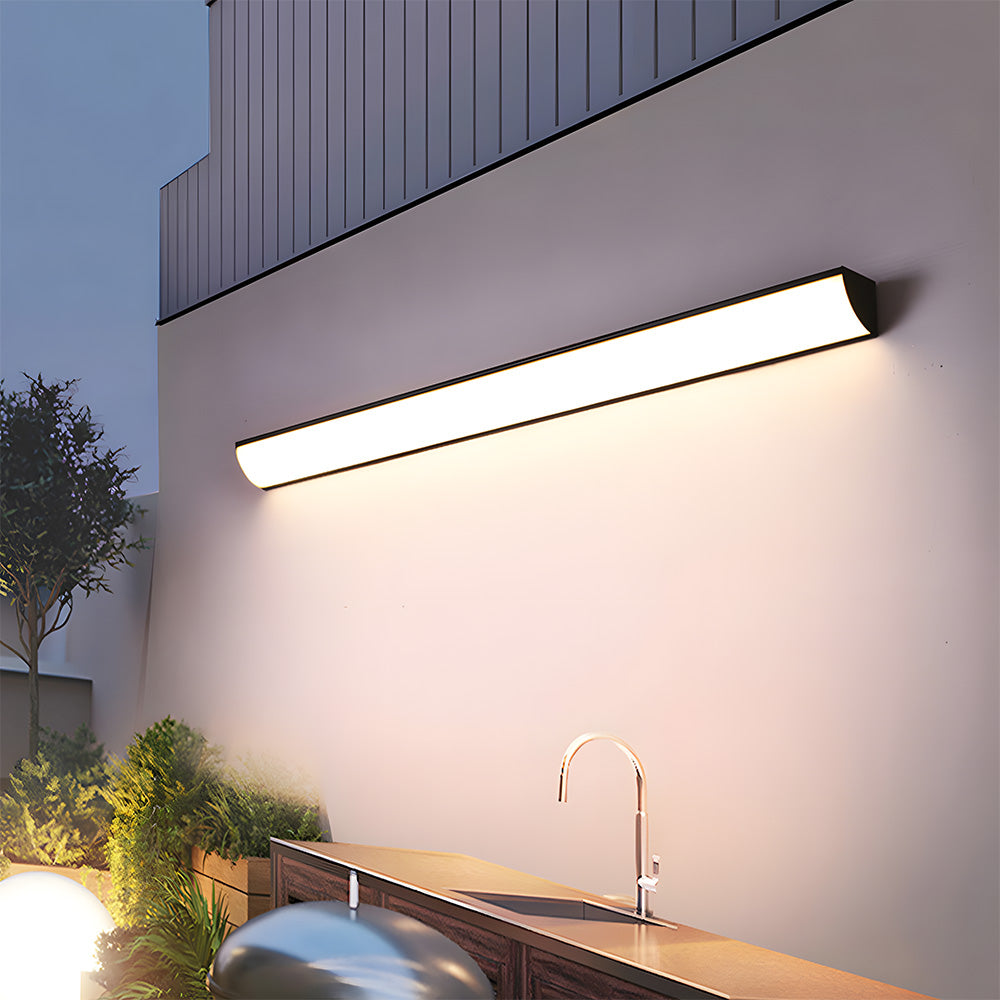Outdoor Aluminum LED Wall Sconce Waterproof Light Fixture Modern Design for Patio, Porch, Entryway | Thomler