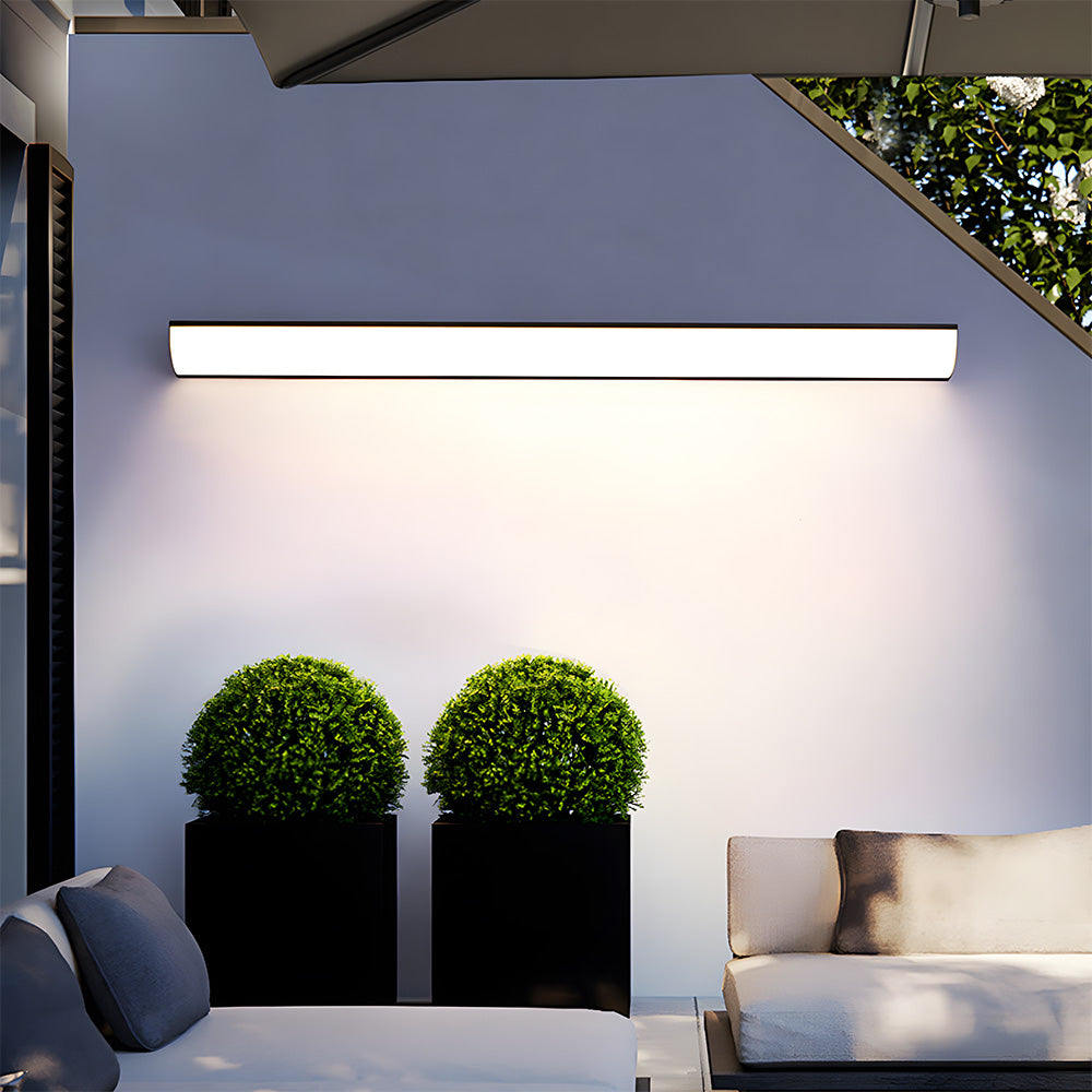 Outdoor Aluminum LED Wall Sconce Waterproof Light Fixture Modern Design for Patio, Porch, Entryway | Thomler