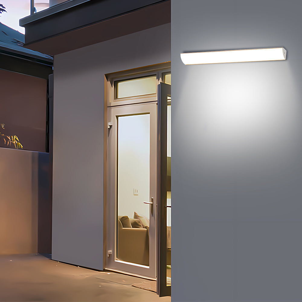 Outdoor Aluminum LED Wall Sconce Waterproof Light Fixture Modern Design for Patio, Porch, Entryway | Thomler