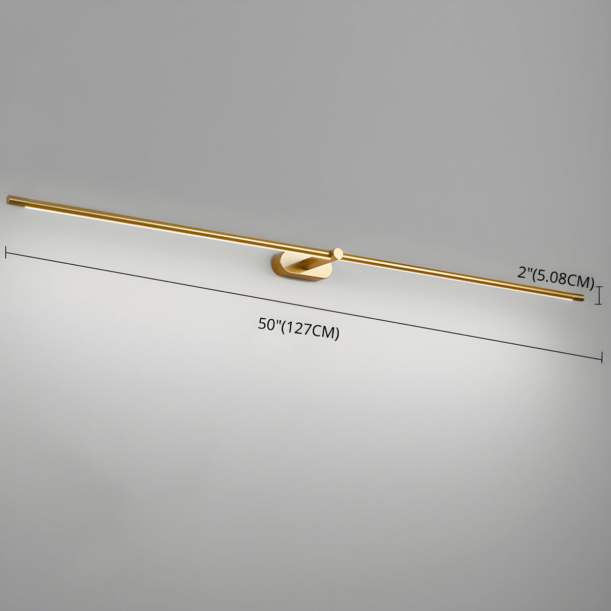 Cordless LED Linear Wall Light with Touch Dimmer & USB Rechargeable Battery for Bathroom, Bedroom & Hallway | Thomler