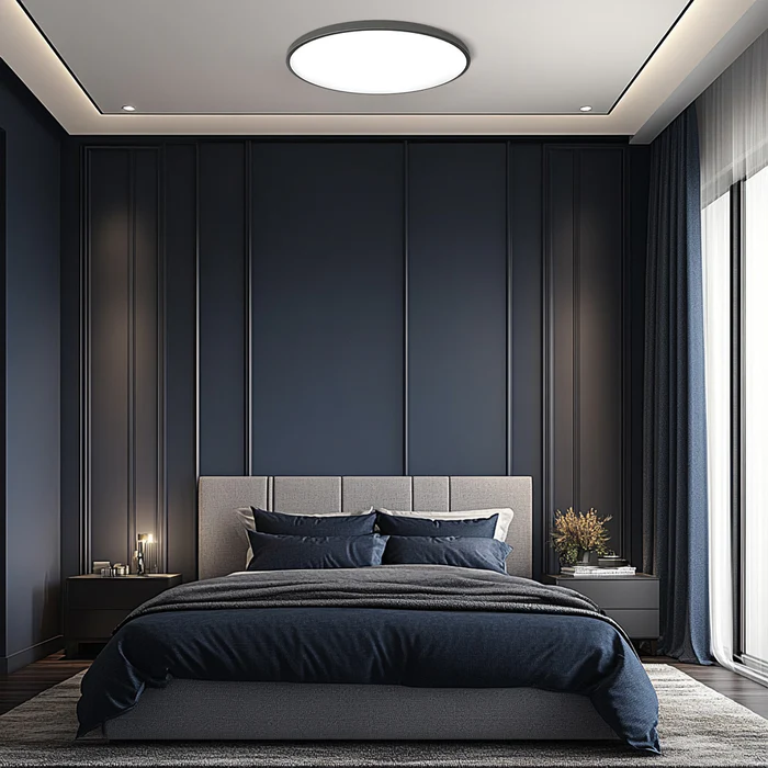 Flush Mount LED Ceiling Light – Low Profile Round Fixture with 3-Color Switching for Kitchen, Bedroom & Living Room | Thomler