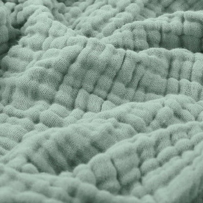 Lightweight Cotton Gauze Throw Blanket – Breathable Summer Layer for Bed, Couch & Chair – Natural Organic Fabric – Soft All-Season Cover | Thomler