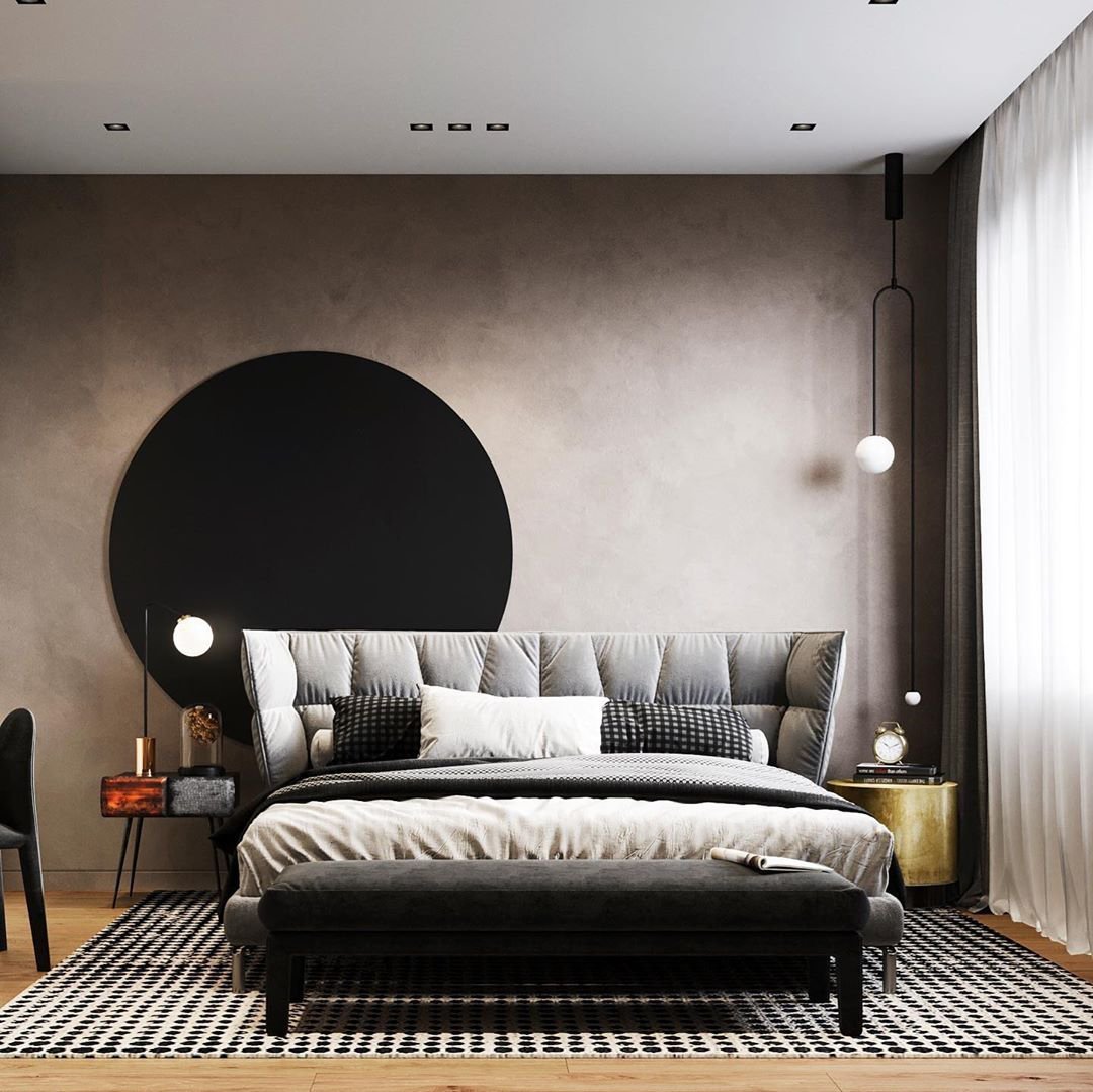 Mobile Chandelier 55.1 in L x 33.5 in H Patinated Brass Black Modern Living Room Ceiling Light Minimalist Glass Diffuser Fixture | Thomler