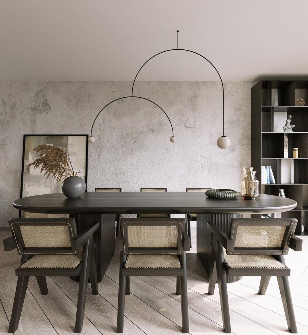Mobile Chandelier 55.1 in L x 33.5 in H Patinated Brass Black Modern Living Room Ceiling Light Minimalist Glass Diffuser Fixture | Thomler