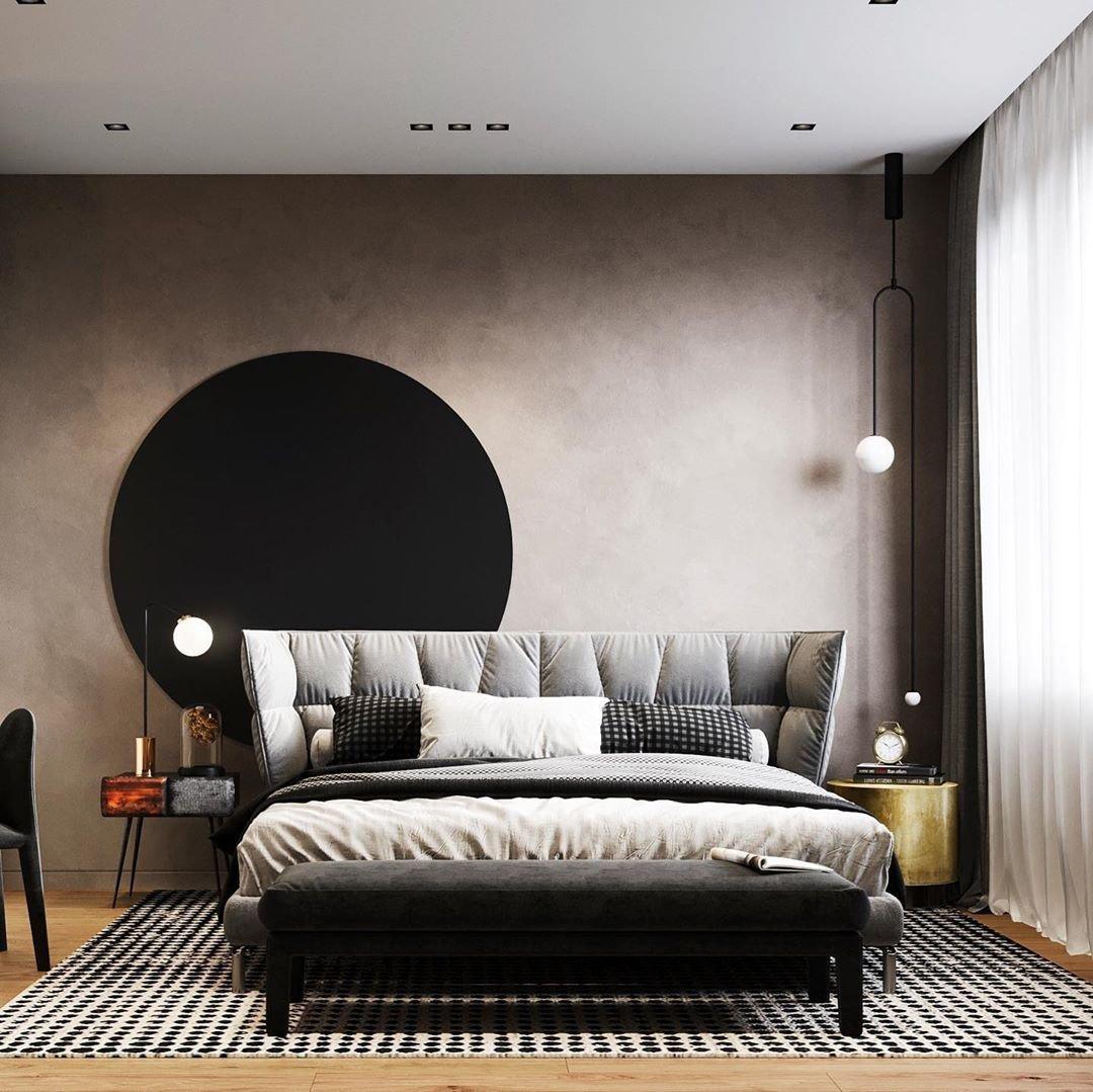 Mobile Chandelier 55.1 in L x 33.5 in H Patinated Brass Black Modern Living Room Ceiling Light Minimalist Glass Diffuser Fixture | Thomler