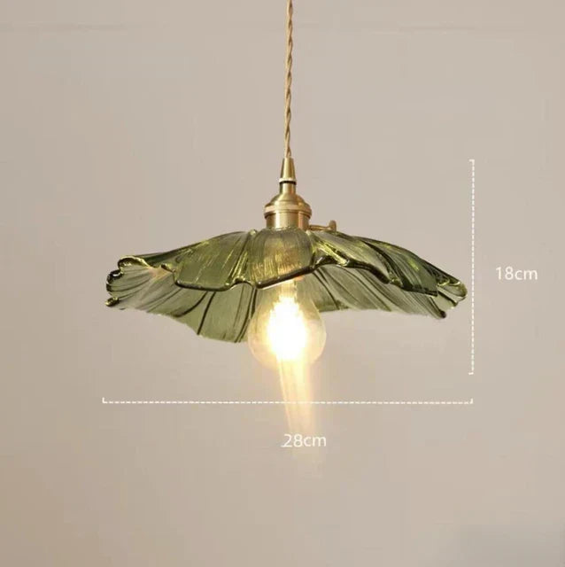 Flower Glass Pendant Light Fixture Ceiling Hanging Lamp Dining Room Bedroom Modern Floral Shade Home Decor Lighting for Kitchen Living | Thomler