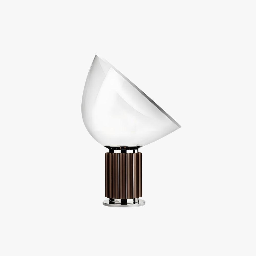 Table Lamp Glass 19.5 in x 25.4 in Adjustable Living Room Bedroom Office Lighting Soft Diffused Glow Modern Home Decor | Thomler