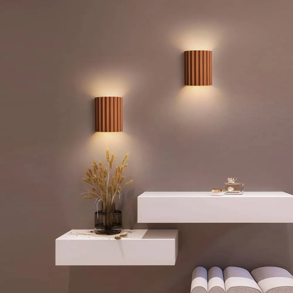 Wall Lamp Resin 16.5 cm Green G9 Bedroom Hallway Modern Ambient Lighting Fixture | Thomler