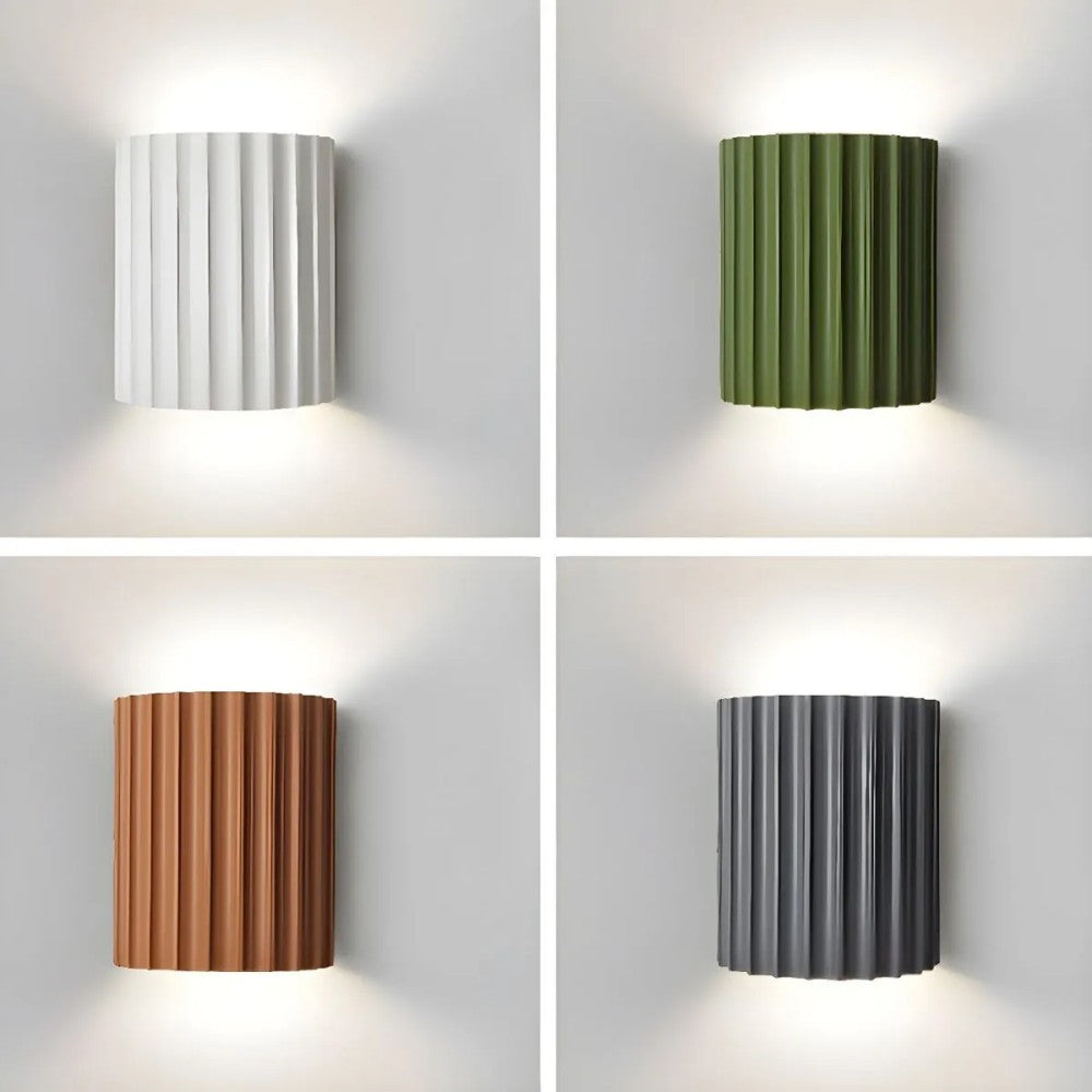 Wall Lamp Resin 16.5 cm Green G9 Bedroom Hallway Modern Ambient Lighting Fixture | Thomler