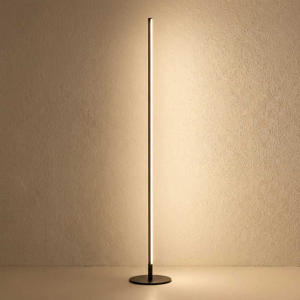 Tall Uplight Standing Lamp with LED – Sleek Metal Design for Modern Spaces | Thomler