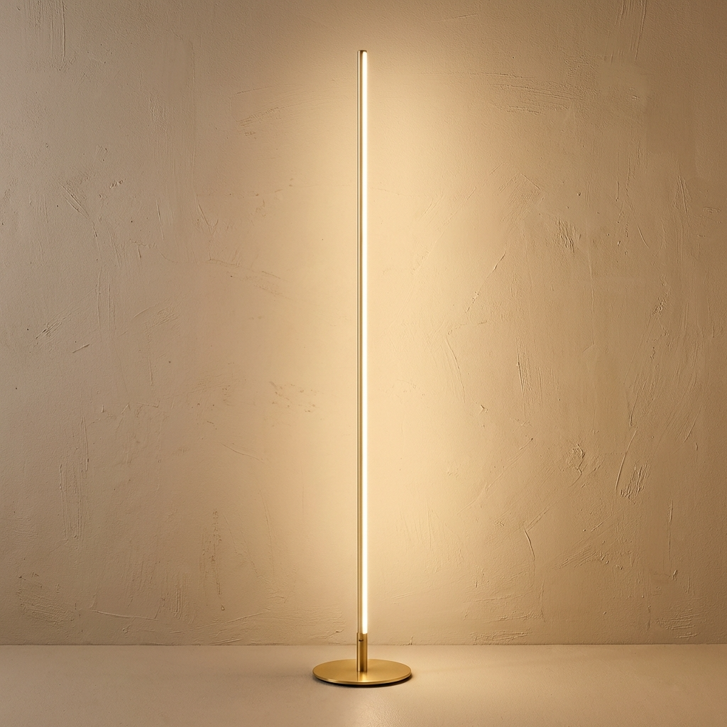 Tall Uplight Standing Lamp with LED – Sleek Metal Design for Modern Spaces | Thomler