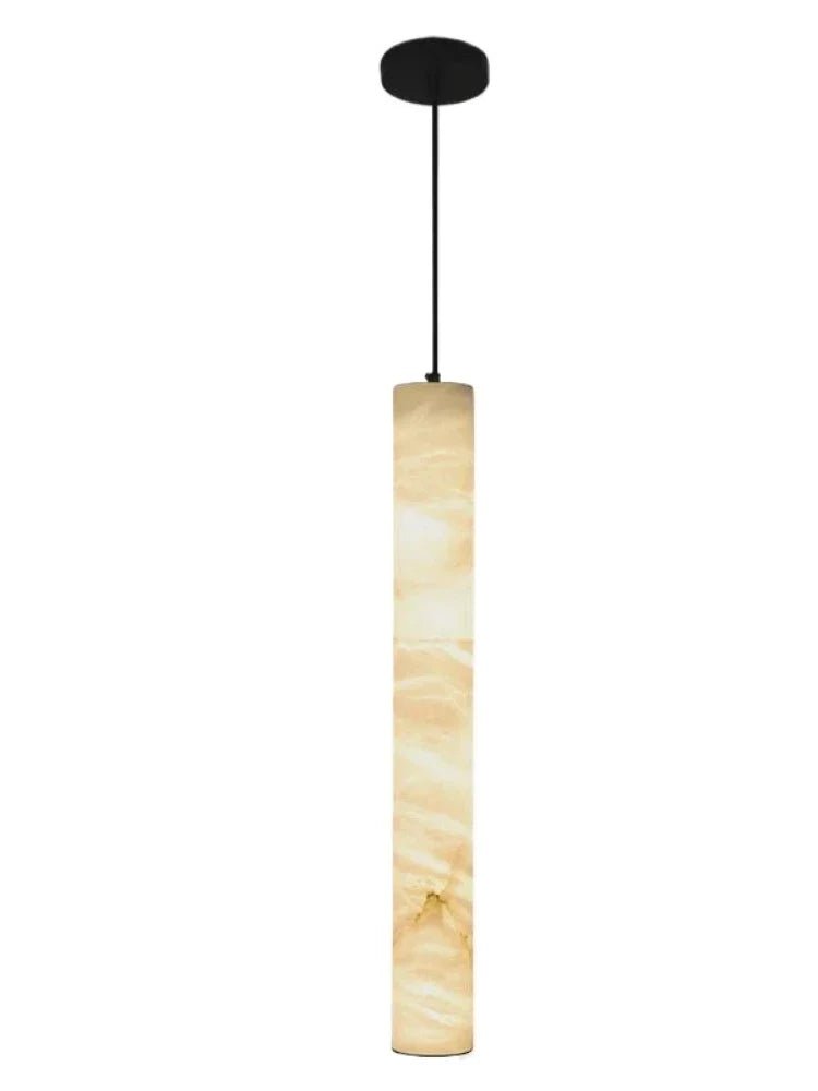 Natural Stone Column LED Hanging Lamp for Kitchen Island & Dining Room | Thomler