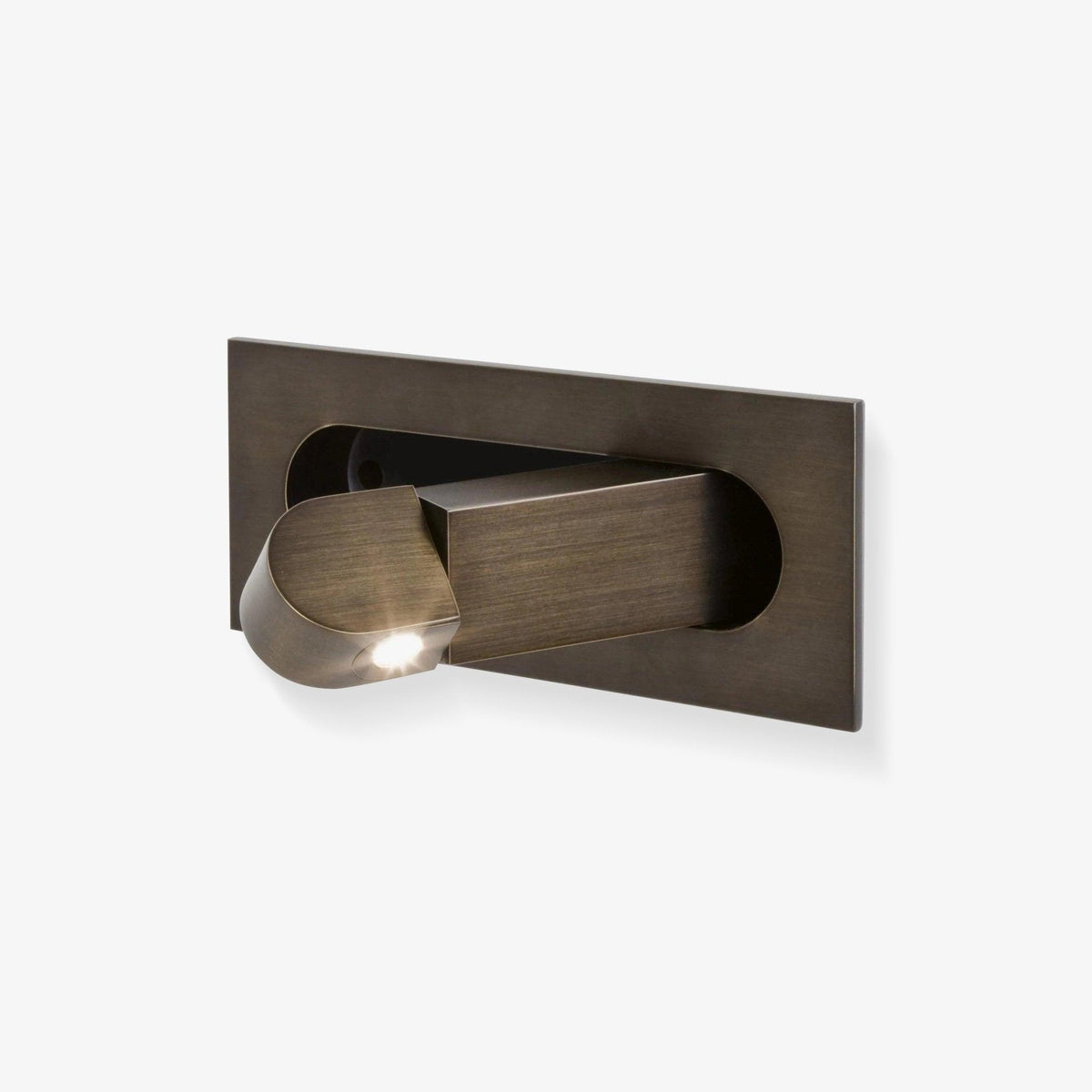 Adjustable LED Bedside Reading Light Wall Mount with Push Button Control – Space-Saving Swing Arm Design in Multiple Finishes | Thomler