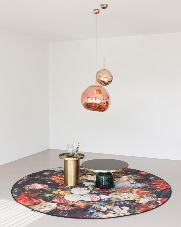 Modern Lava Pendant Lamp 7 in Copper Chrome Gold Ceiling Dining Lighting Mirror Effect Hanging Fixture | Thomler