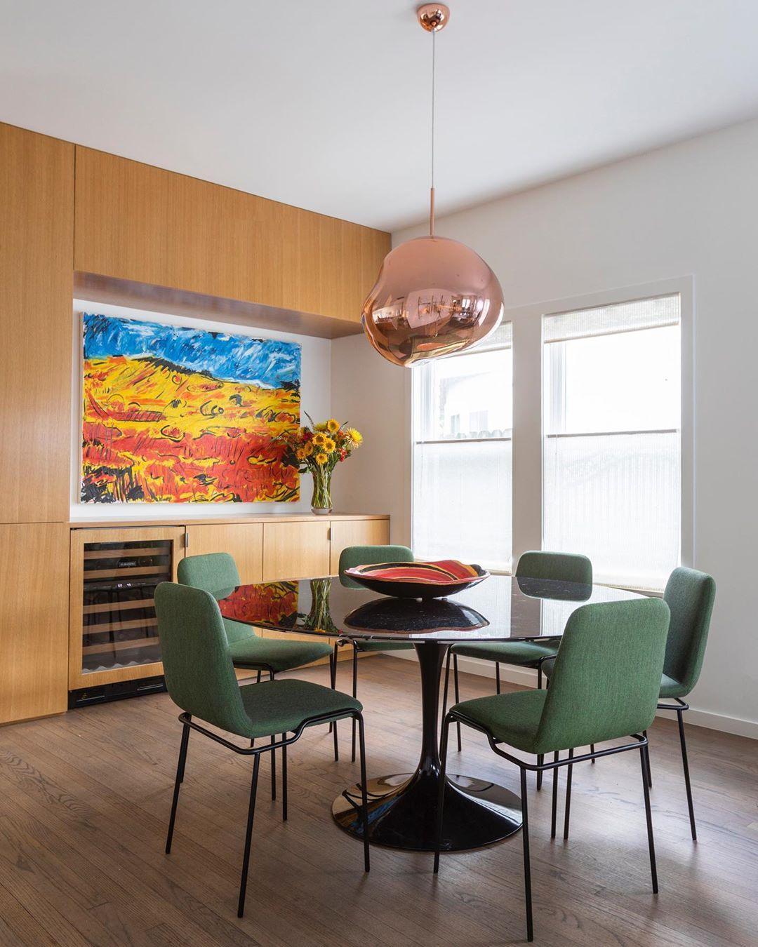 Modern Lava Pendant Lamp 7 in Copper Chrome Gold Ceiling Dining Lighting Mirror Effect Hanging Fixture | Thomler