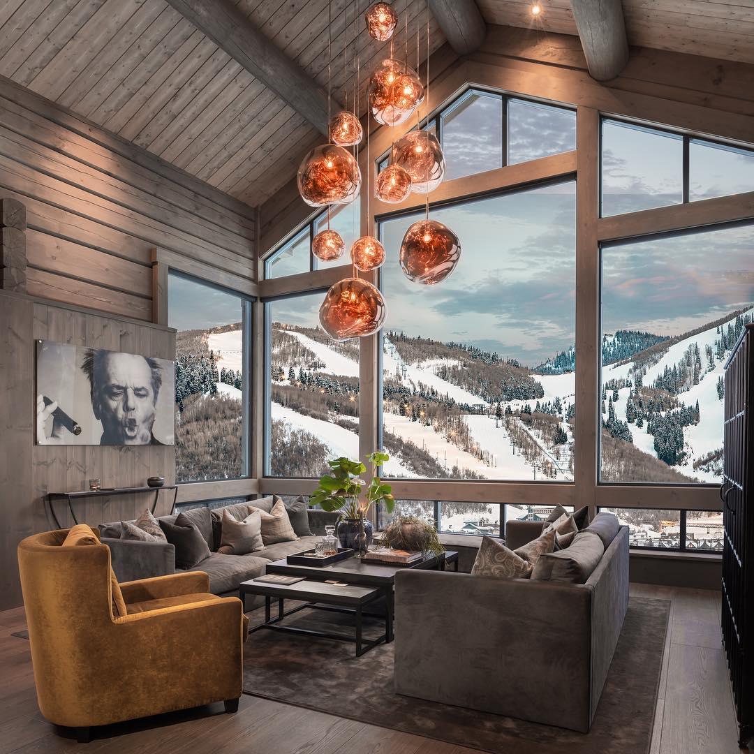 Modern Lava Pendant Lamp 7 in Copper Chrome Gold Ceiling Dining Lighting Mirror Effect Hanging Fixture | Thomler