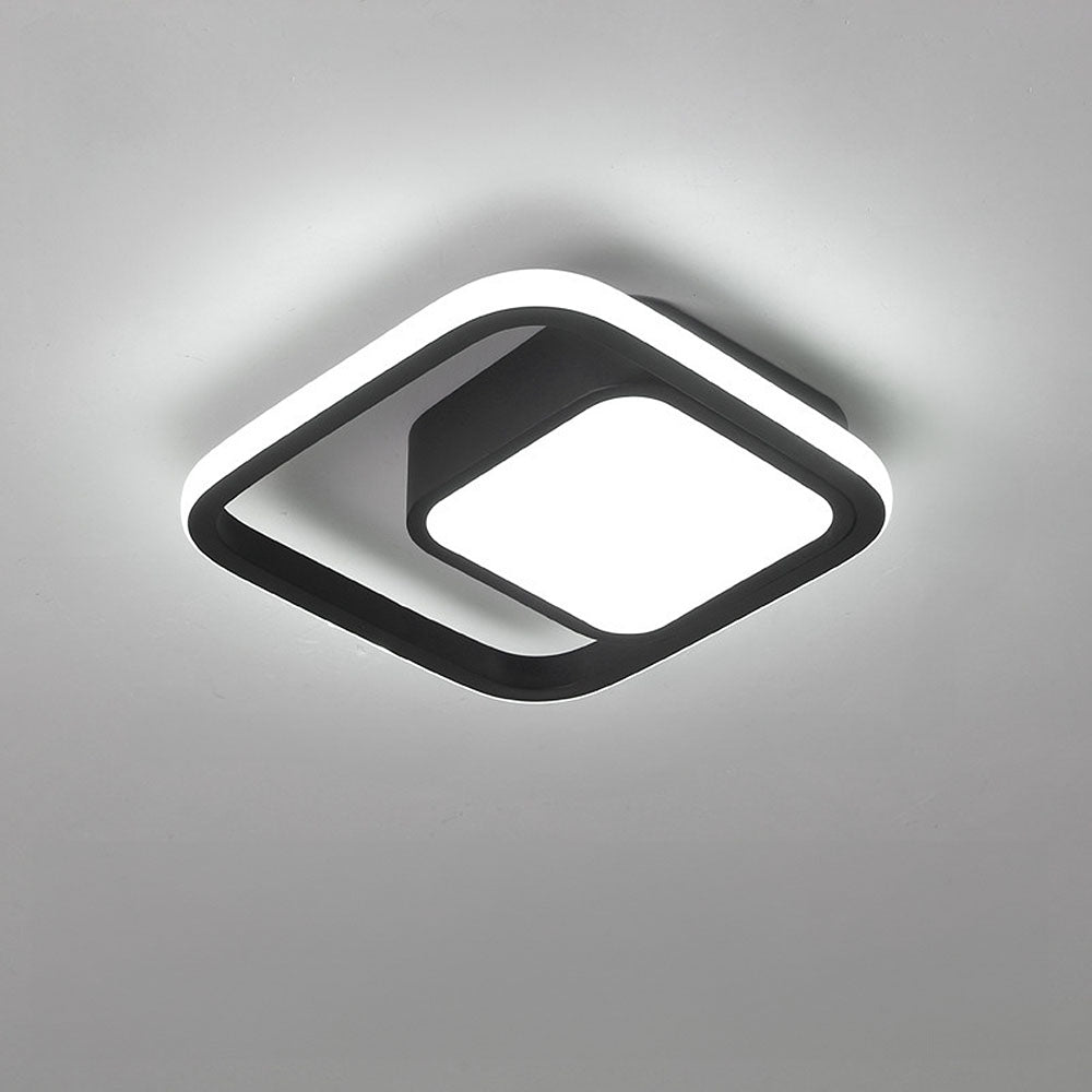 Flush Mount LED Ring Light – Low Profile 11 in Circular Fixture, Dimmable Tri-Color for Bedroom, Living Room & Hallway | Thomler