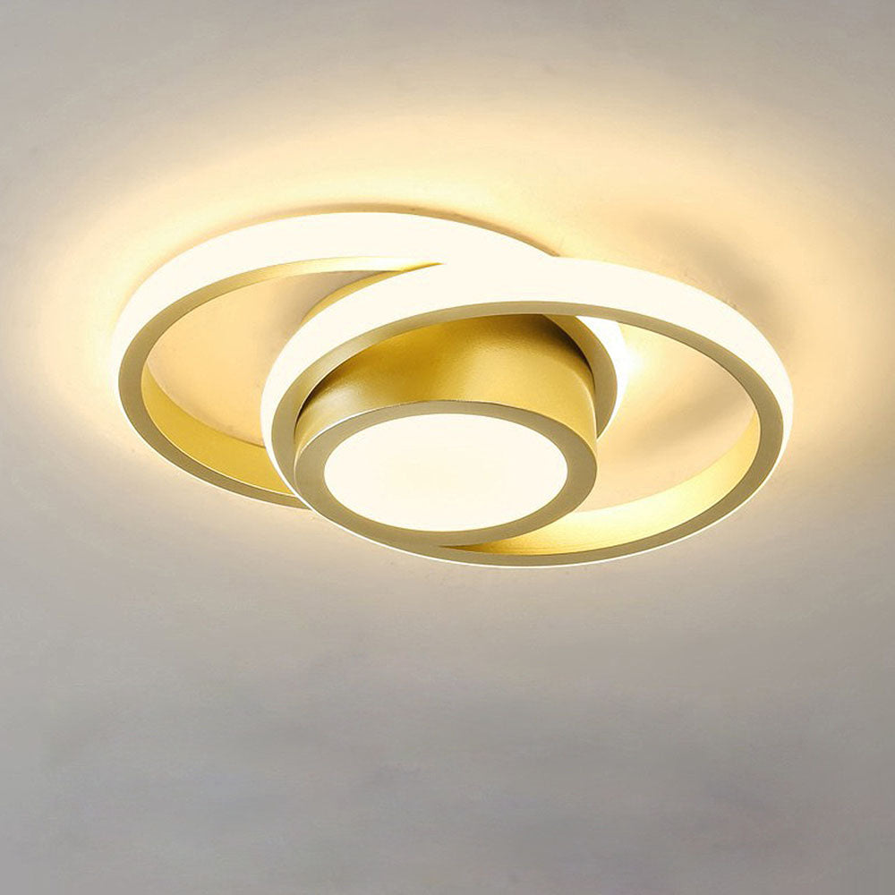 Flush Mount LED Ring Light – Low Profile 11 in Circular Fixture, Dimmable Tri-Color for Bedroom, Living Room & Hallway | Thomler