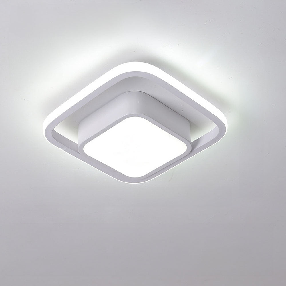 Flush Mount LED Ring Light – Low Profile 11 in Circular Fixture, Dimmable Tri-Color for Bedroom, Living Room & Hallway | Thomler