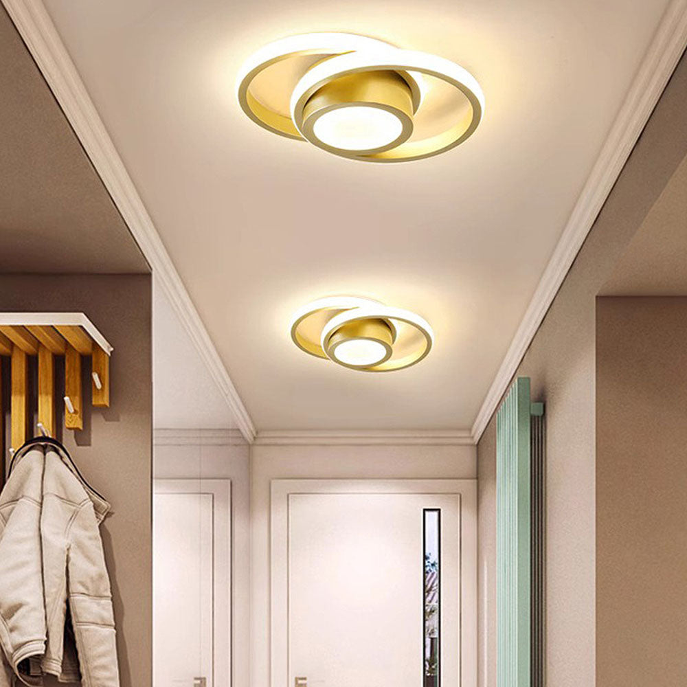Flush Mount LED Ring Light – Low Profile 11 in Circular Fixture, Dimmable Tri-Color for Bedroom, Living Room & Hallway | Thomler