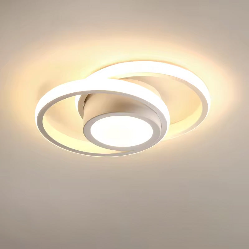 Flush Mount LED Ring Light – Low Profile 11 in Circular Fixture, Dimmable Tri-Color for Bedroom, Living Room & Hallway | Thomler
