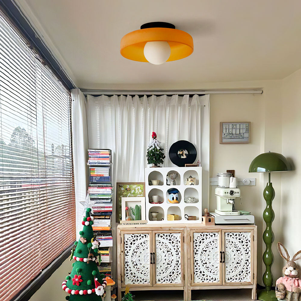 Stylish Glass Dome Ceiling Fixture – Surface-Mount Lighting for Contemporary Interiors | Thomler