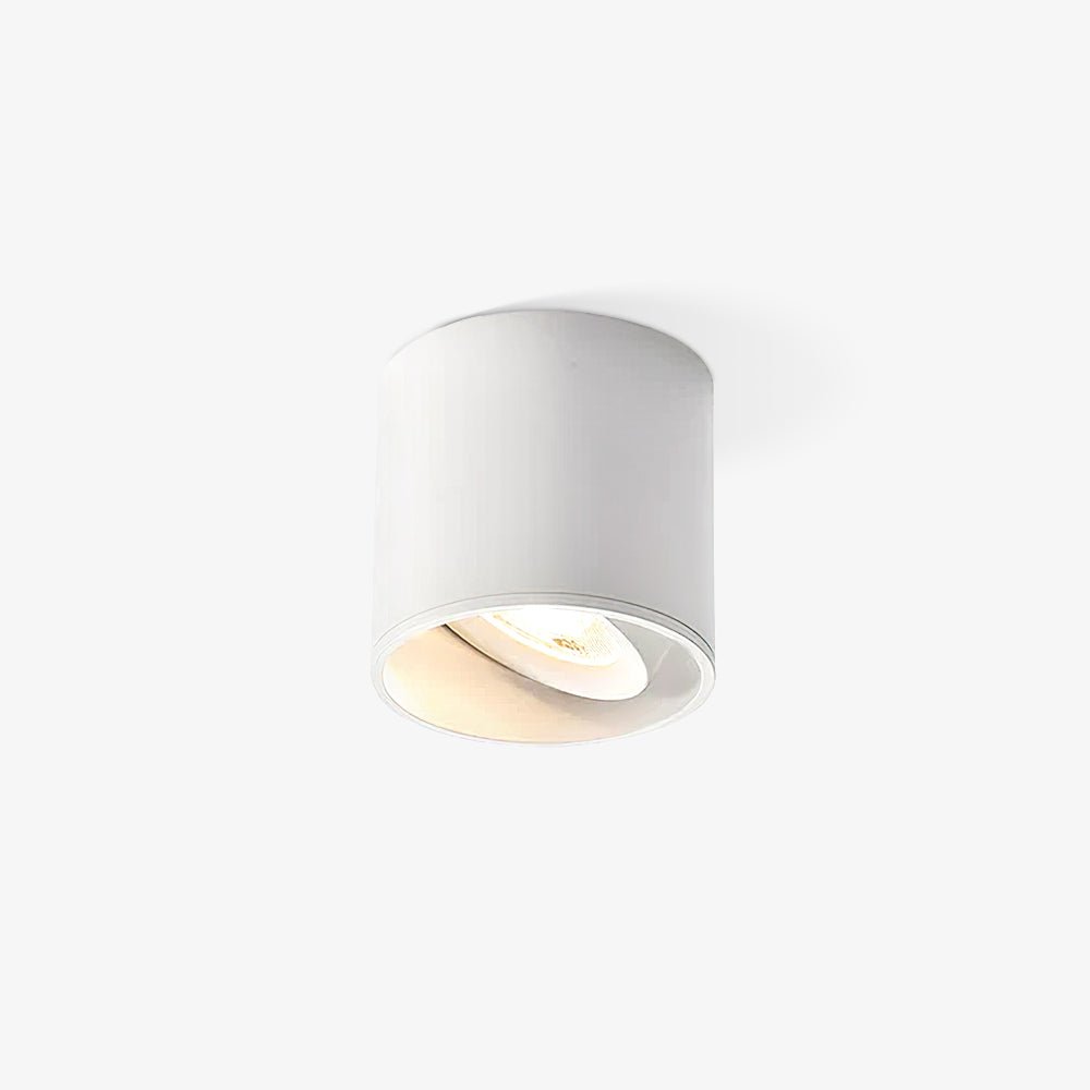 Metal Ceiling Light 3.1 in x 3.3 in White Indoor Modern Flush Mount LED Fixture Warm Neutral Cool | Thomler