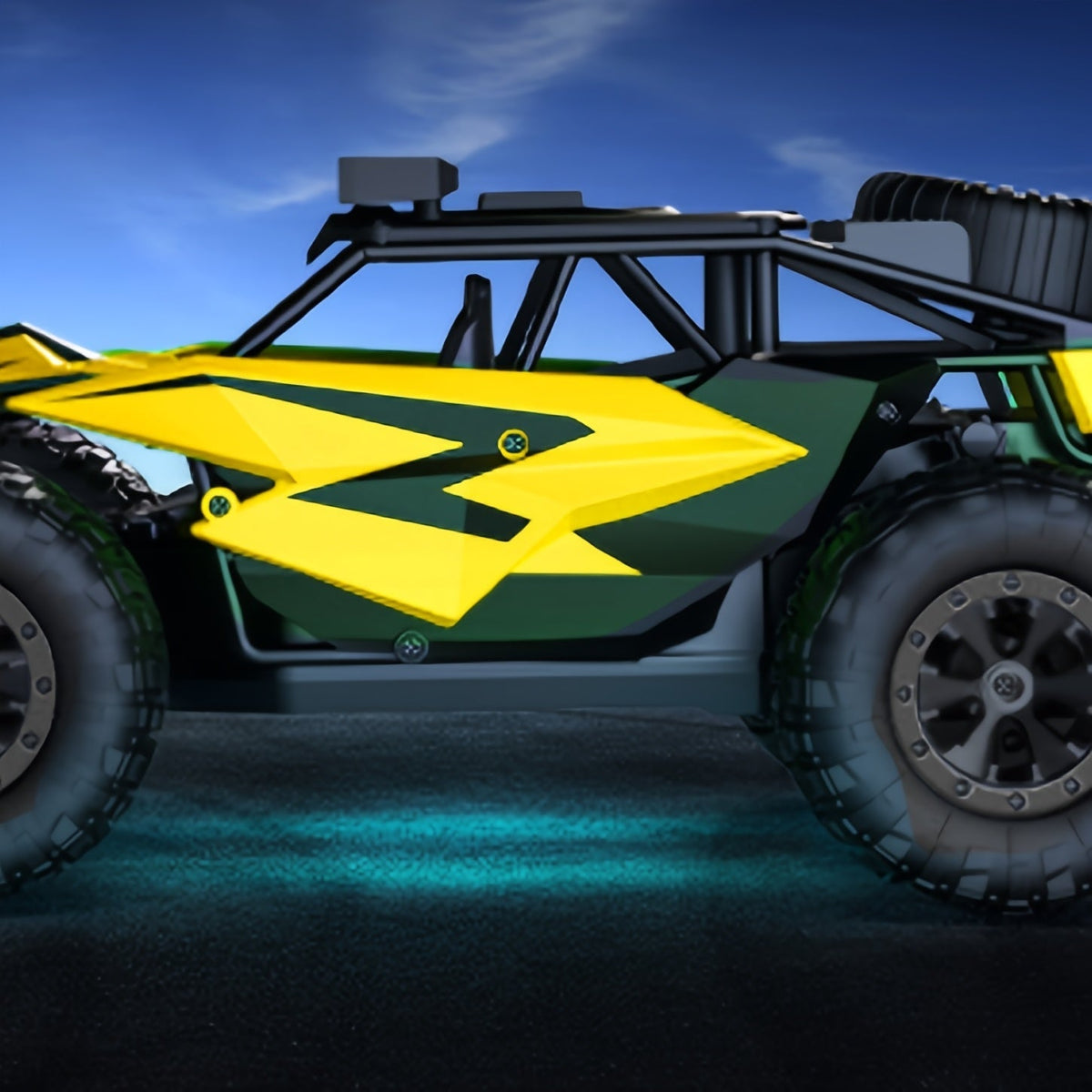 Remote Control 4WD All-Terrain Racing Vehicle – High-Speed Off-Road RC Crawler with USB Charging | Thomler