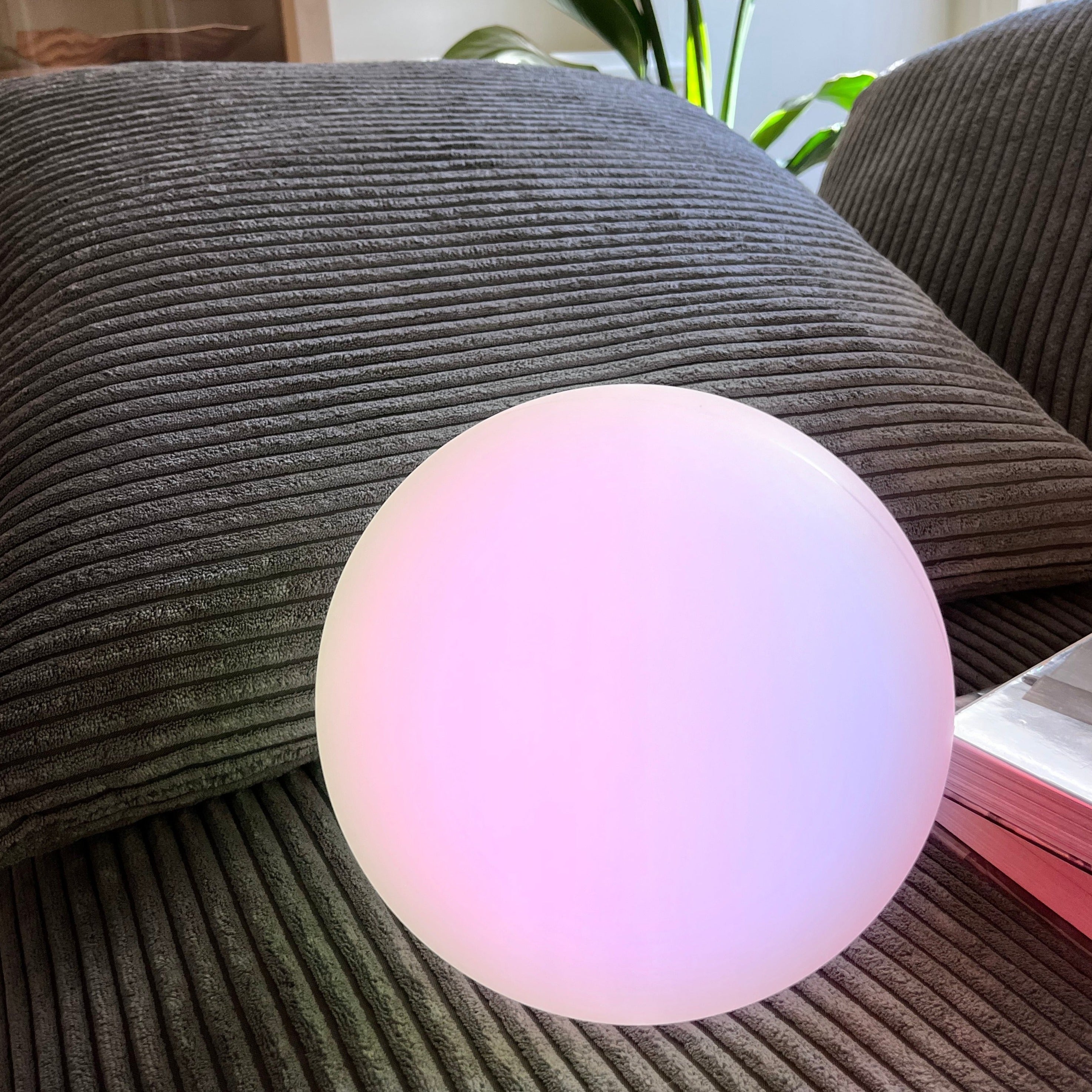 Table Lamp Plastic 5W Wireless LED 16 Colour Indoor Outdoor Mood Lighting Rechargeable Remote Controlled | Thomler