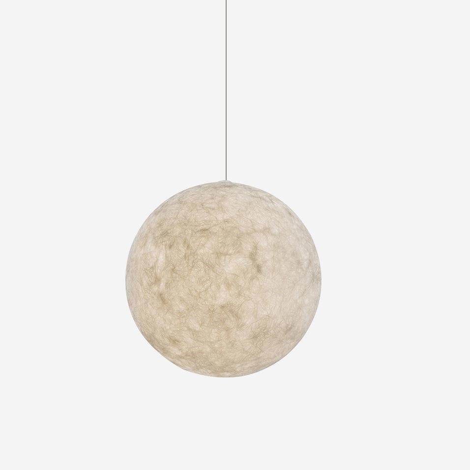 Spherical White Moon Pendant Light – Modern Hanging Globe for Bedroom, Dining Room & Living Room | Thomler