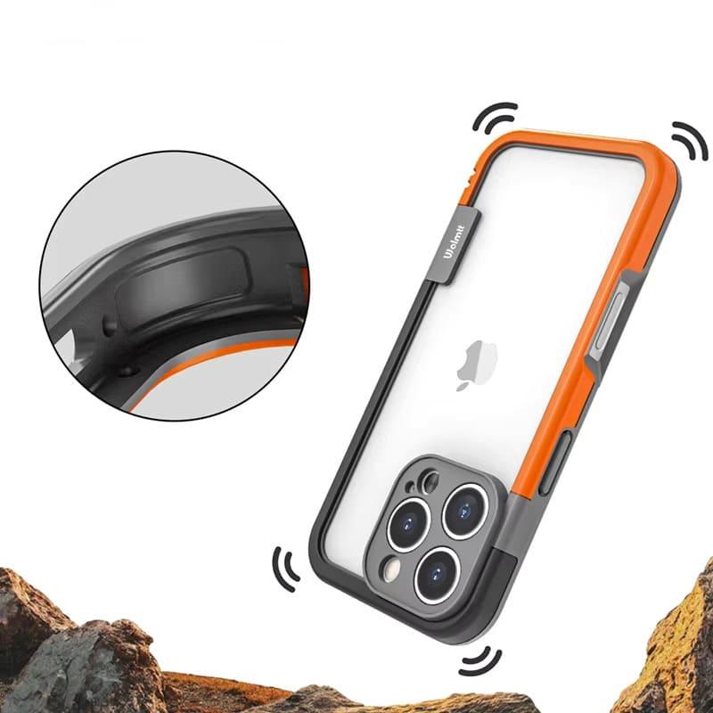 Dual-Tone Protective iPhone Case with Raised Camera Ring – Shock-Absorbing Silicone Frame for All iPhone 13 14 15 16 17 Series Air Pro Max | Thomler